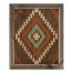 Dark Southwest Pattern 20x16 Framed Wood Print
