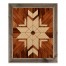 Tribal Triangle Pattern 20x16 Framed Wood Print