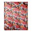 Sunset Floral Pattern 50x60 Coral Fleece Blanket