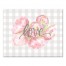 Love Gray Buffalo Check Canvas Wall Art