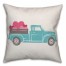 Blue Love Truck 18x18 Spun Poly Pillow