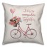 Let's Go Everywhere Together - Red 18x18 Spun Poly Pillow