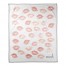 Muah Lips 50x60 Coral Fleece Blanket