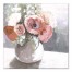 Painted Flowers 16x16 Canvas Wall Art