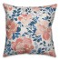 Painterly Peach Flowers Pillow