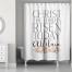 Christ the Lord is Risen Floral 71x74 Shower Curtain