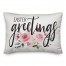 Easter Greetings 14x20 Spun Poly Pillow