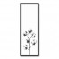 Black and White Cotton Stem Wall Art
