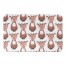 Watercolor Deer Pattern 34x21 Bath Mat
