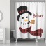 Believe Snowman 71x74 Shower Curtain