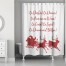 Reindeer Role Call 71x74 Shower Curtain