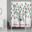 Christmas Deer with Lights 71x74 Shower Curtain