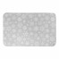 Gray Snowflake Pattern 34x21 Bath Mat
