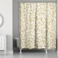 Gold Baroque Pattern 71x74 Shower Curtain
