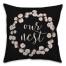 Our Nest Cotton Wreath Pillow