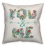 You & Me Floral Pillow