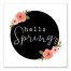 Hello Spring Floral Canvas Wall Art