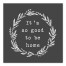 It's so good to be home black and white Canvas Wall Art
