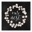 Our Nest Cotton Wreath Canvas Wall Art