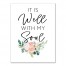 It is well with my soul floral Canvas Wall Art