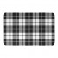 Black and White Plaid 34x21 Bath Mat