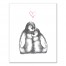 Penguin Love Canvas Wall Art