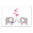 Elephant Love Canvas Wall Art