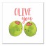 Olive You Canvas Wall Art