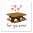s'more love Canvas Wall Art