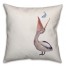 Pelican Flipping Fish Pillow