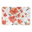 Orange and Red Blooms 34x21 Bath Mat