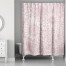 Large Blush Blooms 71x74 Shower Curtain