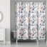 Faded Florals 71x74 Shower Curtain