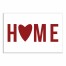 Home Heart Red Wall Art