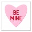 Be Mine Candy Heart Wall Art