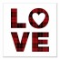 Plaid Love Wall Art