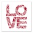 Love Floral Wall Art
