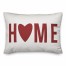 Home Heart Red 14x20 Spun Poly Pillow