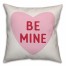 Be Mine Candy Heart Pillow