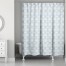 Blue Tiled Shibori 71x74 Shower Curtain