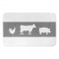 Support Your Local Farmer 34x21 Bath Mat