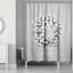 Gray Cotton Home 71x74 Shower Curtain
