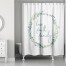 Love Faith Family Wreath 71x74 Shower Curtain