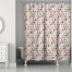 Coastal Geometric Pattern 71x74 Shower Curtain