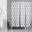 Palm Trees Pattern 71x74 Shower Curtain