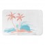 Palm Trees Silhouette 34x21 Bath Mat