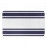 Navy Stripes 34x21 Bath Mat