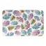 Tropical Palm Leaves Pattern 34x21 Bath Mat