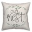 Our Nest Wreath Pillow