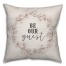 Be Our Guest Cotton Wreath Pillow